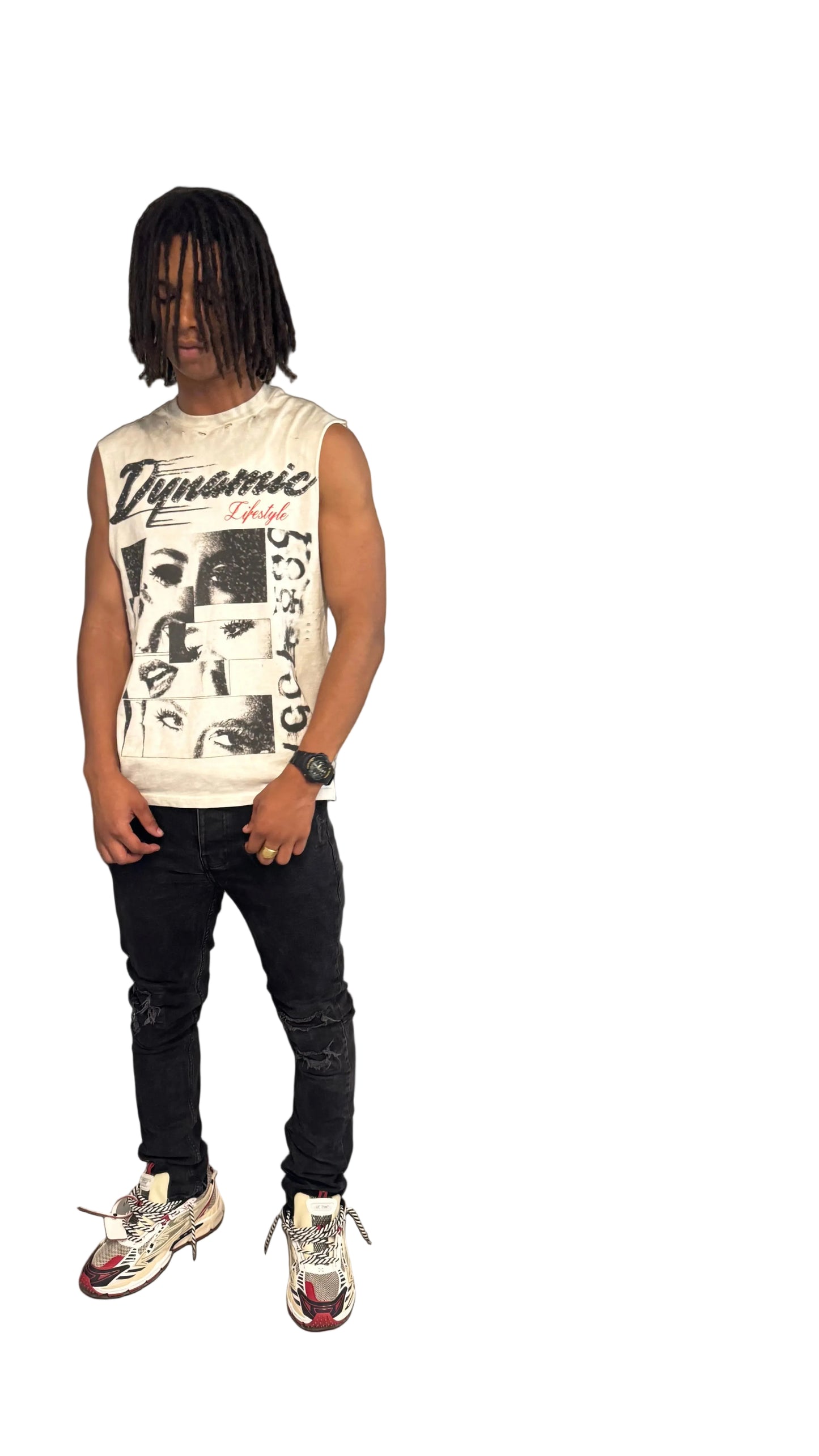“Dynamic lifestyle” sleeveless tee